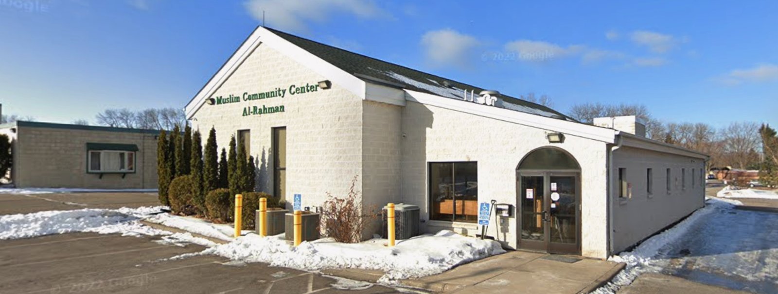 Exterior view of Masjid Al Rahman Bloomington building